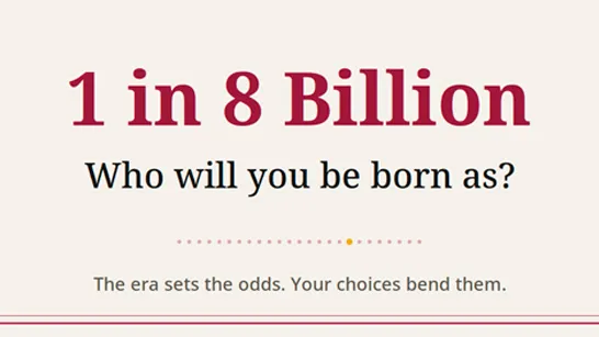 1 in 8 Billion game Play 1 in 8 Billion game