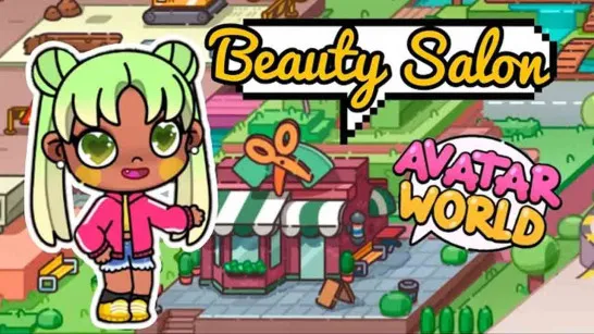 Play Avatar World Beauty Salon game
