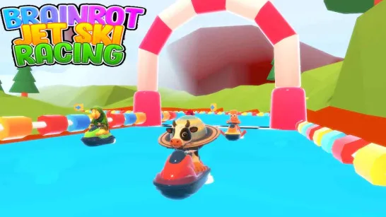 Play Brainrot Jet Ski Racing game