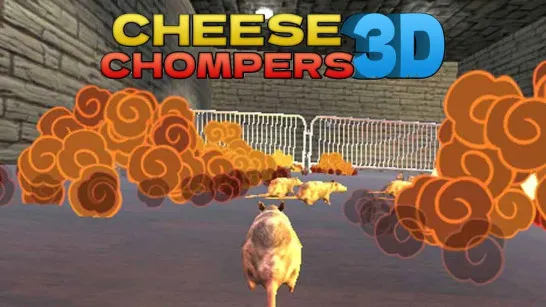 Cheese Chompers 3D game Play Cheese Chompers 3D game