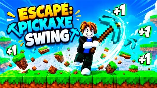 Escape: Pickaxe Swing game Play Escape: Pickaxe Swing game