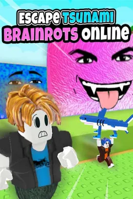 Play Escape Tsunami Brainrots Online game