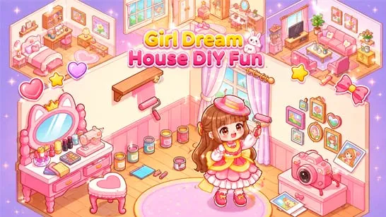 Play Girl Dream House DIY Fun game