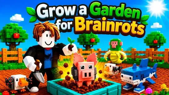 Play Grow a Garden for Brainrots game
