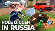 Hole Digger in Russia
