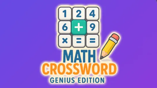 Play Math Crossword Puzzle - Genius Edition game
