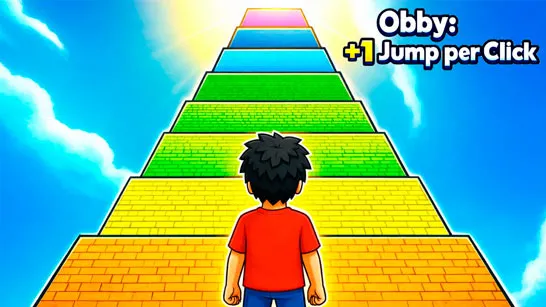 Play Obby: +1 Jump per Click game
