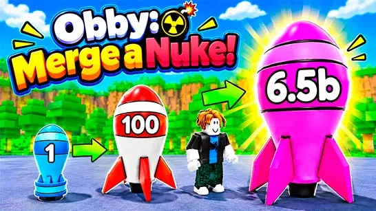 Obby: Merge a Nuke! game Play Obby: Merge a Nuke! game