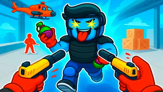 Play Obby Paintball: Online with Friends game