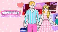 Paper Doll Makeover & Dress Up