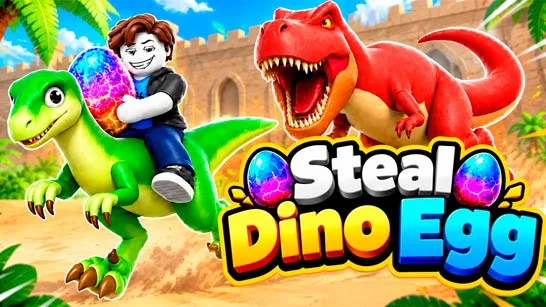 Steal Dino Egg game Play Steal Dino Egg game