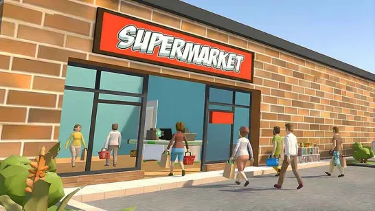 Play Supermarket Simulator: Desert game