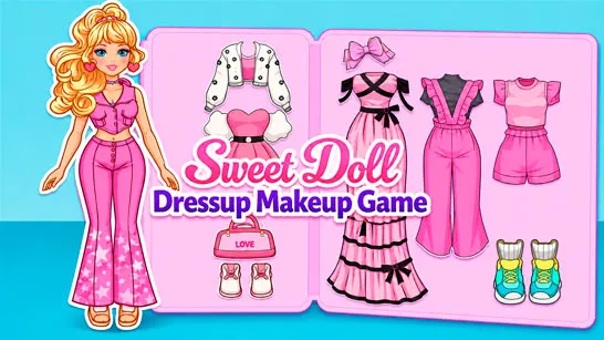 Sweet Doll Dressup Makeup Game game Play Sweet Doll Dressup Makeup Game game