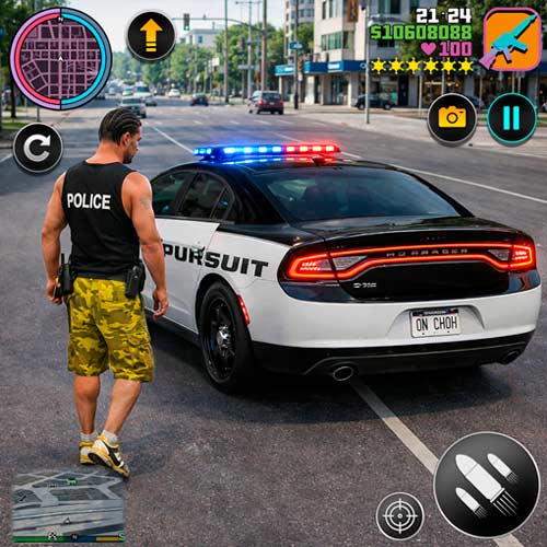 Play GTA: Race with Cops 3D