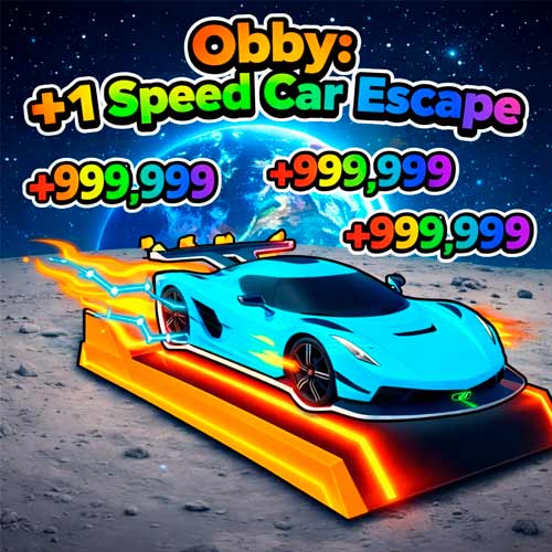 Play Obby: +1 Speed Car Escape