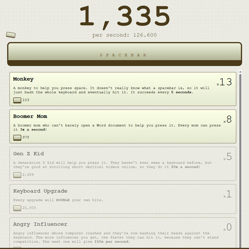 Play Spacebar Clicker