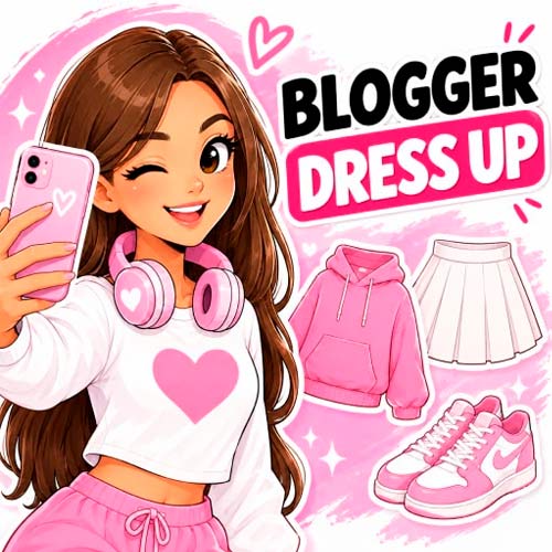 Blogger Dress Up gameplay screenshot