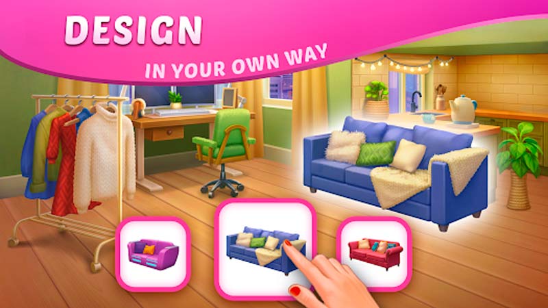 Designville: Merge & Design gameplay screenshot