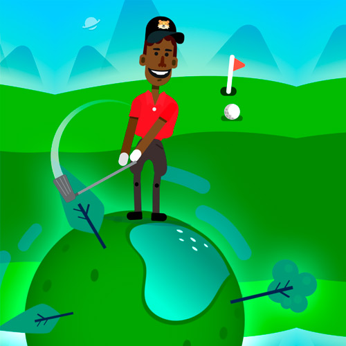 Golf Orbit gameplay screenshot