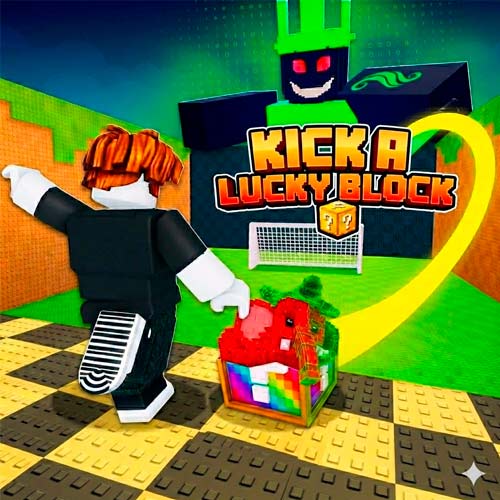 Kick a Lucky Block gameplay screenshot
