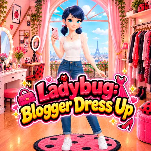 Ladybug: Blogger Dress Up gameplay screenshot
