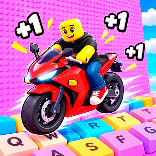 Motorcycle Keyboard +1 Speed gameplay screenshot