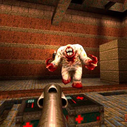 Quake gameplay screenshot