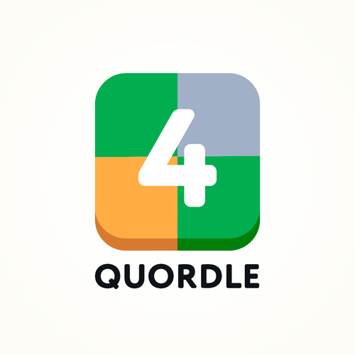 Quordle gameplay screenshot