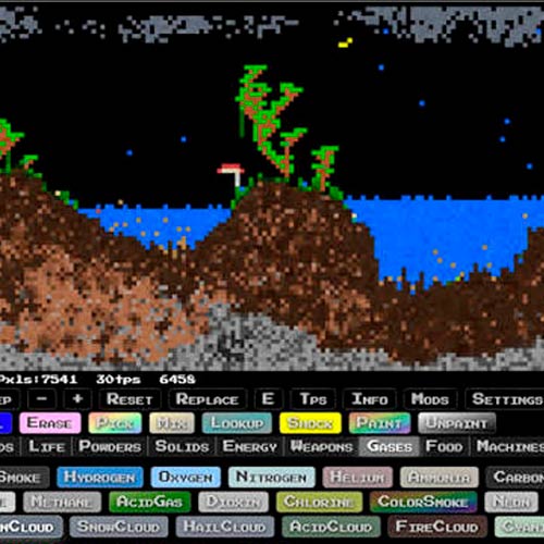Sandboxels gameplay screenshot